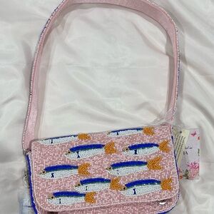 Made in India Sardine Beaded Women's Bag